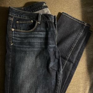 American Eagle skinny jeans, darker wash-size 10 long - $25!